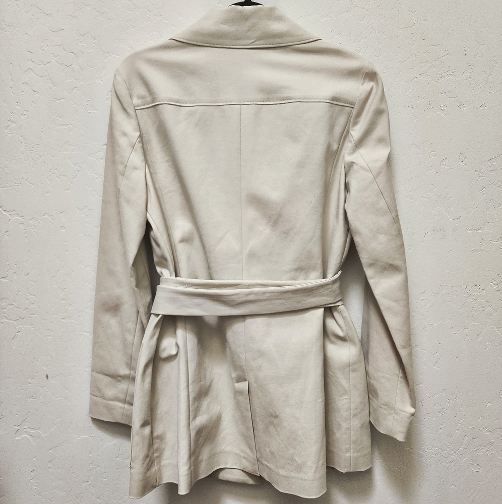 Nordstrom Collection Cotton Belted Trench Coat , Medium - Picture 2 of 7